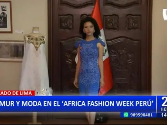 Realizan primera edición del "Africa Fashion Week Perú"