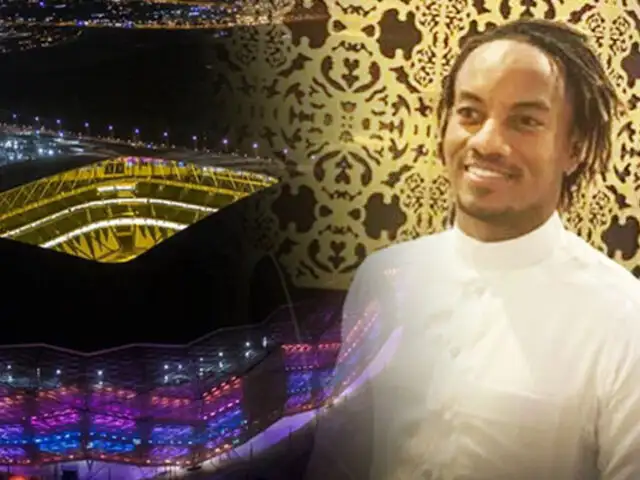 Qatar 2022: André Carrillo presente en estadio alentando a Arabia Saudita