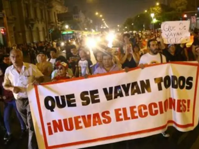 IEP: "Un 87% de peruanos estaría a favor de nuevas elecciones si el Congreso inhabilita a Castillo"