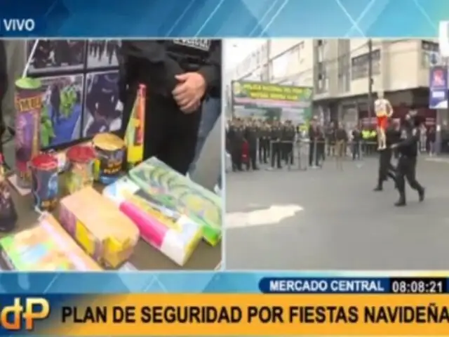 Plan de seguridad por fiestas de fin de año: PNP reforzará presencia de agentes en el Cercado de Lima