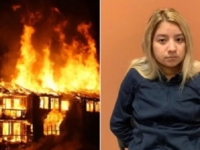 Mujer es detenida por iniciar un incendio en la casa de su novio tras ataque de celos