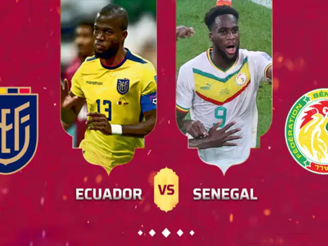 Ecuador pierde 2 - 1 ante Senegal y queda eliminado del Mundial Qatar 2022
