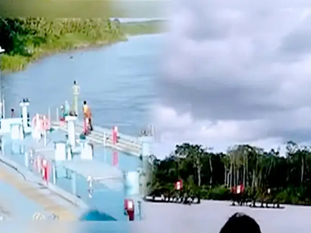 Nativos detienen barcaza con 50 mil barriles de petróleo en Iquitos