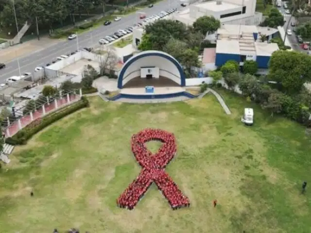 Día Mundial de la Lucha contra el VIH: Minsa forma lazo humano para concientizar a la población