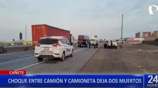 Cañete: accidente vehicular deja dos muertos
