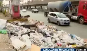 SJM: vecinos hartos de la acumulación de basura en avenida Los Héroes