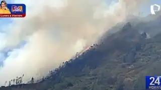 Apurímac: reportan incendios forestales en el Santuario Nacional de Ampay