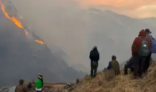 Ayacucho: tres muertos y tres heridos deja incendio forestal que aún no es controlado