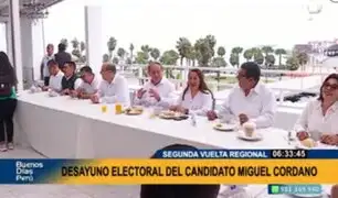 Segunda vuelta: así fue el desayuno electoral de los candidatos al gobierno regional del Callao