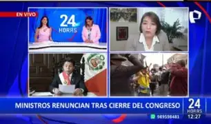 Delia Muñoz, exministra de Justicia: “Castillo ha quebrado la Constitución"
