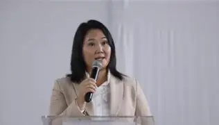 Keiko Fujimori: le detectan tumor y anuncia que será sometida a una operación