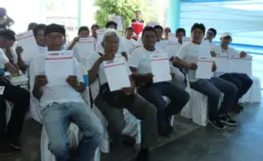 Otass y Sencico certificaron competencias laborales de 22 trabajadores de Sedaloreto