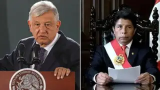 Presidente de México confirma que Pedro Castillo lo llamó para solicitar asilo político
