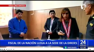 Pedro Castillo: Fiscal de la Nación Patricia Benavides acudió a la Diroes