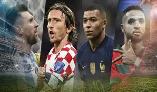 Qatar 2022: Argentina, Croacia, Francia y Marruecos lucharán por el título en Semifinales