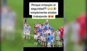 VIDEO: jugadores de Argentina agreden a trabajador qatarí durante celebración tras ganarle a Países Bajos