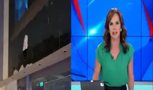 Panamericana Televisión rechaza ataque de vándalos que causaron destrozos en las instalaciones