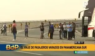 Protestas en Ica: éxodo de pasajeros varados en la Panamericana Sur tras el cierre de principales vías