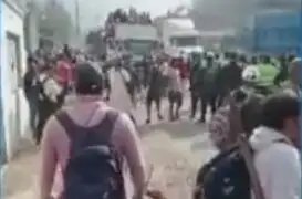 Con arcos y flechas: intervienen a manifestantes asháninkas que se dirigían a Lima