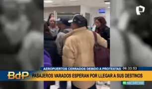 Decenas de pasajeros varados tras cancelación de vuelos a Cusco y Arequipa