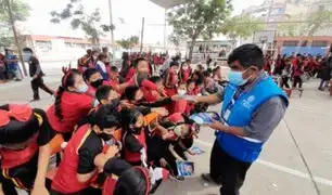 Municipalidad de Lima sensibiliza a escolares sobre los peligros y uso de pirotecnia