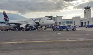 Reforzaron medidas de seguridad: MTC informa que aeropuerto de Arequipa reanudó operaciones