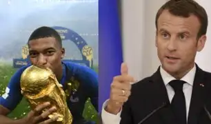 Macron confía en Mbappé y le da aliento: “Es un gran jugador joven y tiene tiempo por delante”