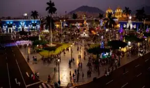 Por fiestas navideñas: Trujillo se iluminó con el Festival de Luces y Colores