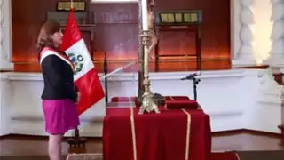 Presidenta Boluarte tomó juramento a nuevos ministros de Estado esta mañana