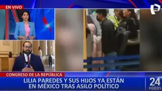 Congreso: reacciones ante asilo político a Lilia Paredes y expulsión de embajador mexicano