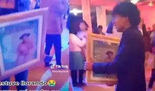 Adolescente rompe en llanto tras bailar con la foto de su difunta madre en fiesta de promoción
