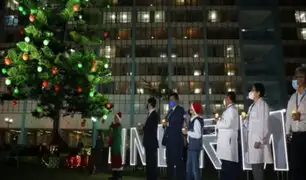 Navidad 2022: Hospital Rebagliati encendió luces en árbol de pino de más de 20 metros de altura