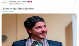 Embajador Pablo Monroy parte a México tras ser expulsado por el Gobierno peruano