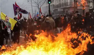 Francia: violentos disturbios durante multitudinaria marcha por balacera ejecutada por motivos racistas