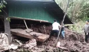 Huánuco: COER informó que 17 viviendas fueron afectadas por lluvias y huaicos