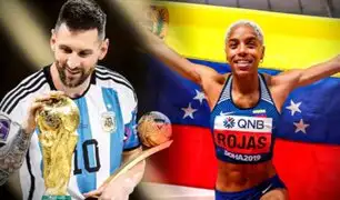 Yulimar Rojas y Lionel Messi elegidos como mejores atletas del año