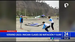 Barranco: inician clases de natación y surf para disfrutar verano 2023