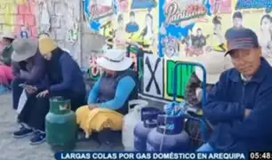 Arequipa: ciudadanos denuncian venta de balón de gas hasta en 120 soles