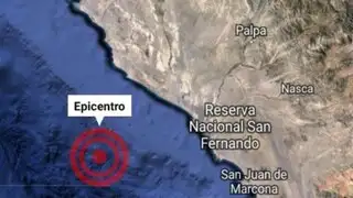 Ica: sismo de 5.8 grados remeció la ciudad de Marcona