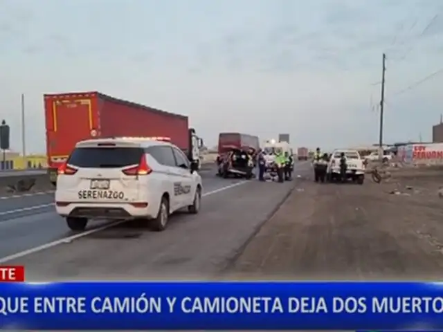Cañete: accidente vehicular deja dos muertos