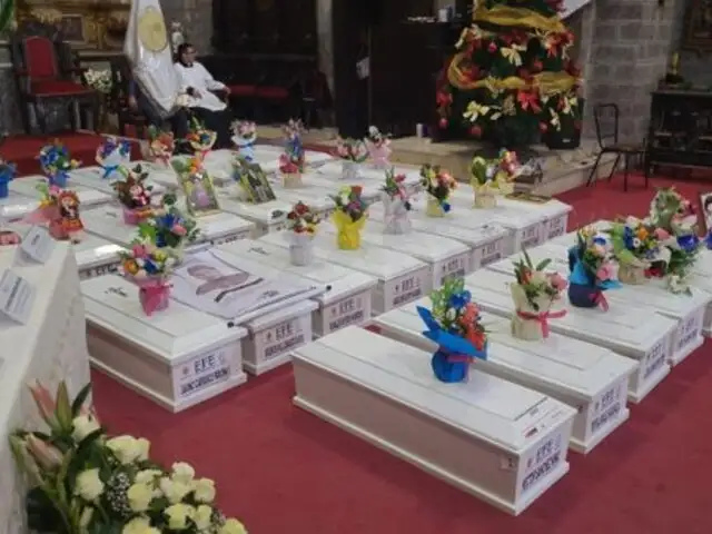 Ayacucho: después de 38 años entregan restos de 34 personas asesinadas por Sendero Luminoso