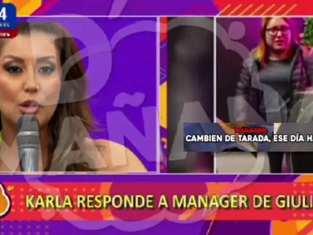 Karla Tarazona a 'manager' de Giuliana Rengifo que la insultó: "¿Quién eres tú, a quién le has ganado?"