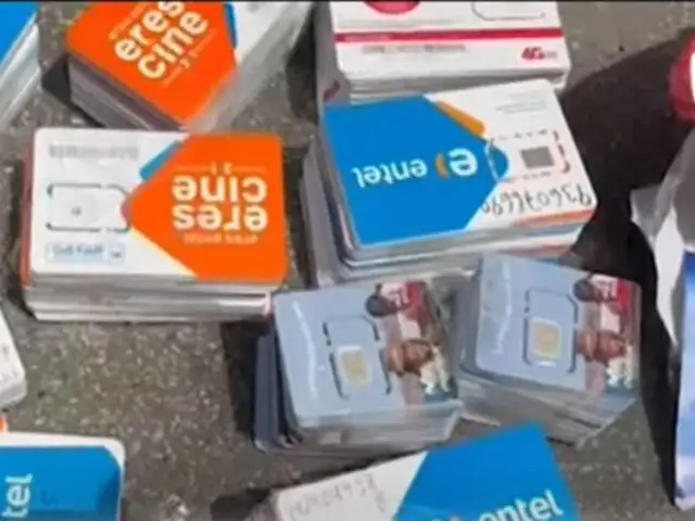 Detienen a mujer con 1 500 chips de celulares de procedencia ilícita
