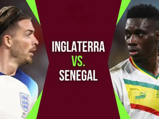 Inglaterra derrota 3 - 0 a Senegal en segundo tiempo de partido por pase a los cuartos de final