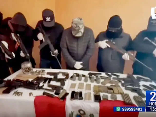 Encapuchados lanzan video amenazando a mafias extranjeras: “estamos declarando la guerra”