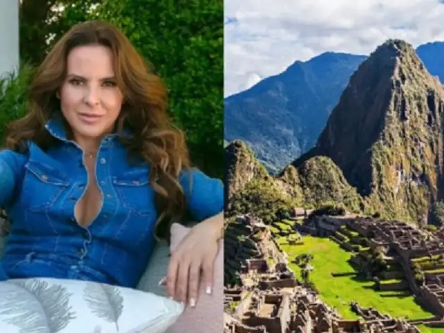 Kate del Castillo agradece su visita a Machu Picchu donde grabó 'La reina del sur 3'