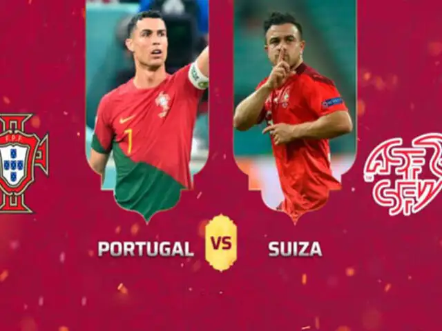 Portugal vs Suiza: selecciones disputarán crucial partido por pase a cuartos de final de Qatar 2022