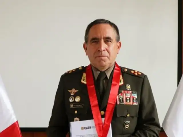 LO ÚLTIMO | Walter Córdova Alemán, Cmdte Gral del Ejército, renunció "por motivos personales"