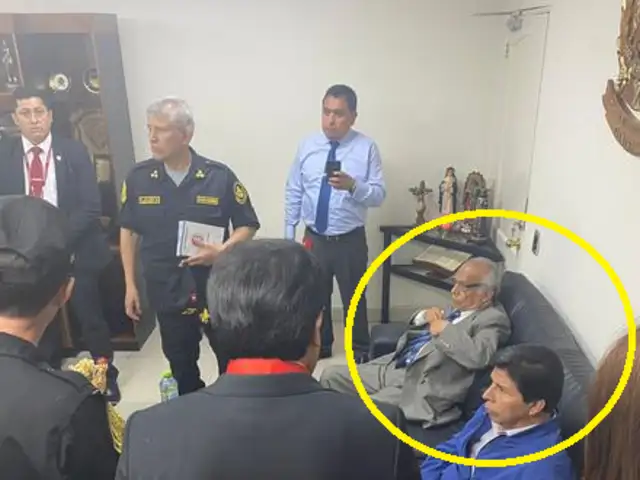 Primeras imágenes de la detención del expresidente Pedro Castillo