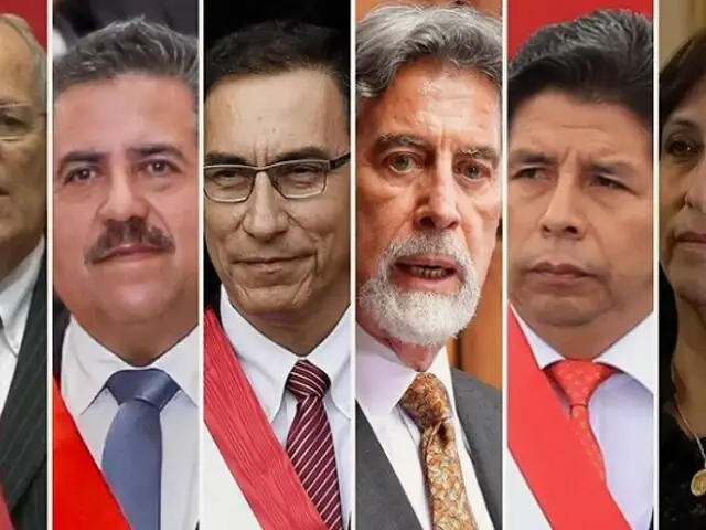 Crisis política en el Perú: El país ha tenido 6 presidentes en 6 años